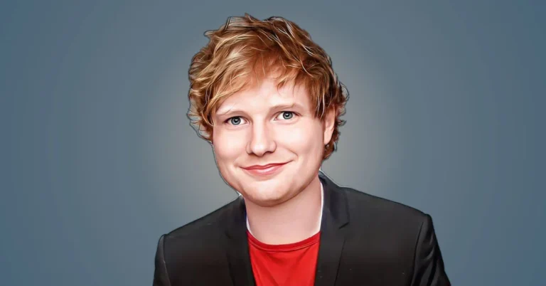Ed Sheeran smiling for the camera