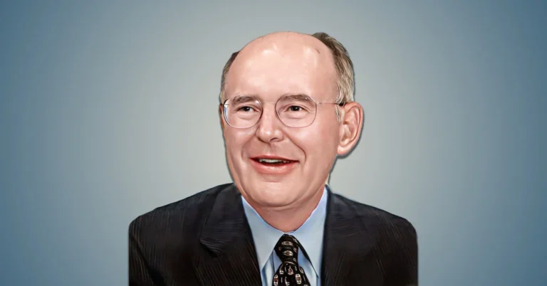Gordon Moore in a suit and tie