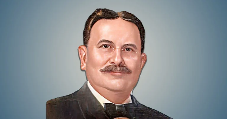 Griffith J. Griffith with a mustache