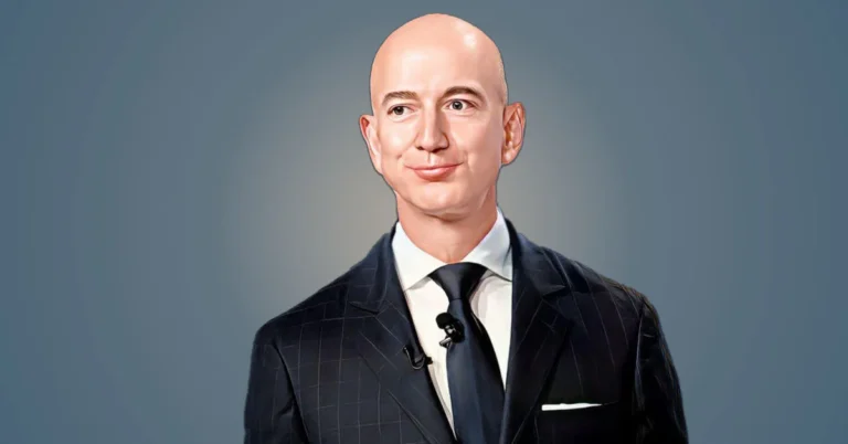 Jeff Bezos in a suit