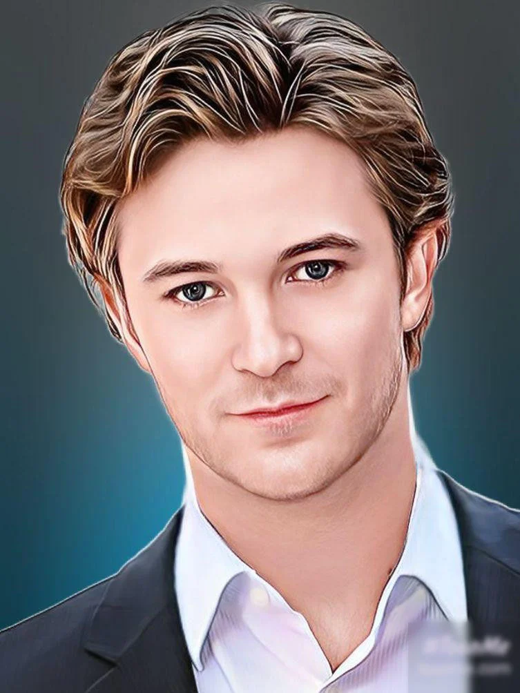 Michael Welch with blonde hair